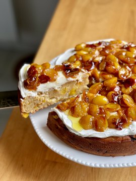 Gâteau Mirabelles Huile d’Olive ✨ | Recette Originale avec Mirabelles Rôties & Chantilly Mascarpone