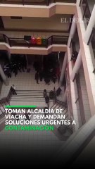 Comunarios protestan en Viacha - La Paz
