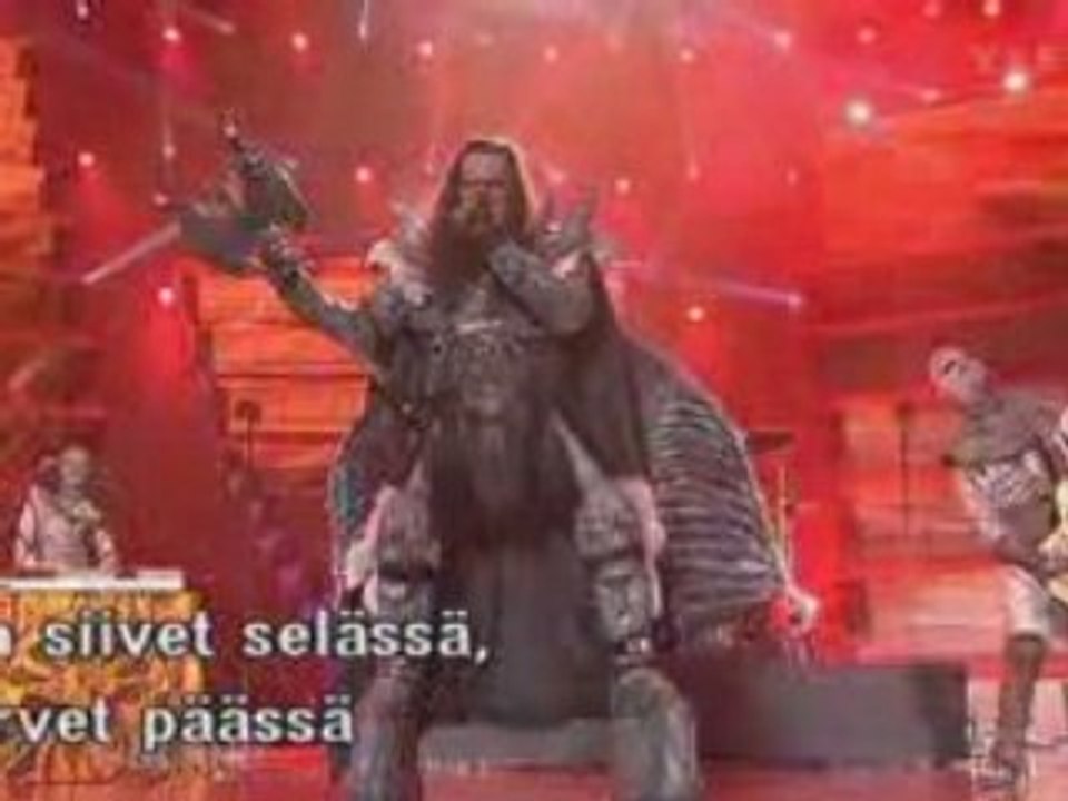 Lordi - Hard Rock Hallelujah at Eurovision 2006 Final