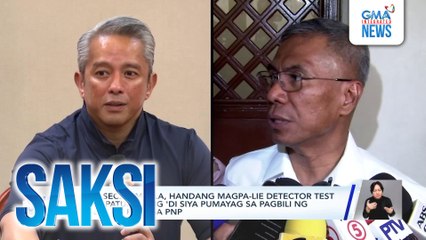 DILG Sec. Remulla, handang magpa-lie detector test para patunayang 'di siya pumayag sa pagbili ng P8-B rifle para sa PNP | Saksi