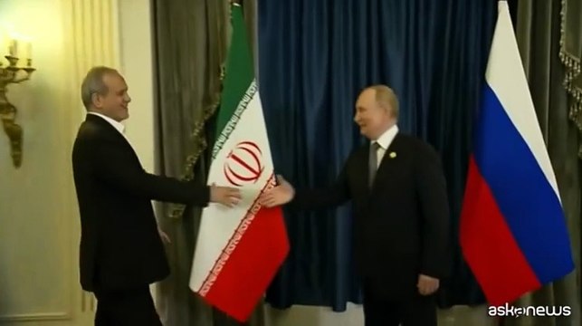 Putin incontra presidente iraniano Pezeshkian a margine vertice Sco