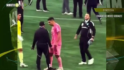 De morder a escupir: Luis Suárez agredió a un asistente técnico en la MLS