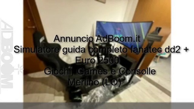 Simulatore guida completo fanatec dd2 +