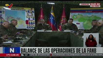G/J Padrino López ofrece balance de las operaciones de la FANB