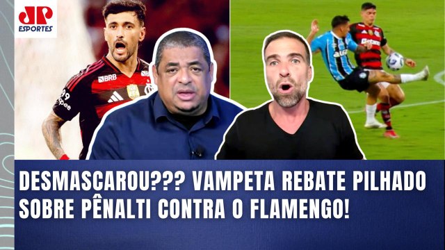 VOCÊ TÁ FAZENDO esse ESCÂNDALO TODO porque... Vampeta REBATE Pilhado sobre PÊNALTI contra Flamengo