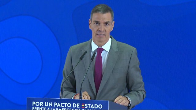 Sánchez sobre los incendios: El Gobierno se movilizó desde el primer instante