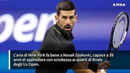 Djokovic agli US Open punta al 25/o slam. Prossimo match contro Fritz