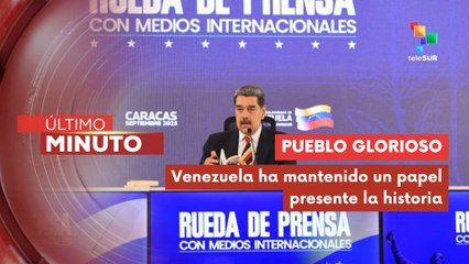 Pdte. Maduro: Venezuela ha escrito una historia gloriosa