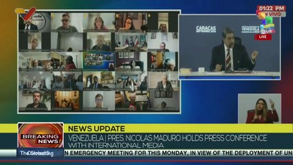 President Nicolas Maduro: The United States must respect the Tlatelolco Treaty