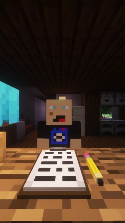 Un KIKOO découvre un fantôme très étrange dans une grande maison de Minecraft ! 👻