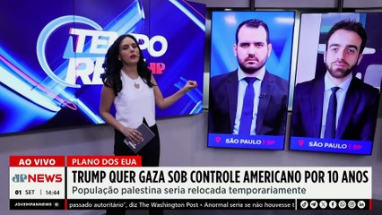 Trump quer reconstruir Gaza como polo turístico e tecnológico pós-guerra | TEMPO REAL