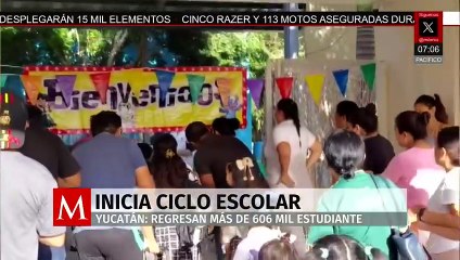 En Yucatán regresan más de 606 mil estudiantes desde preescolar hasta licenciatura