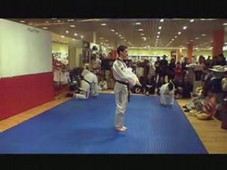 démo baraban taekwondo galeries lafayette lyon