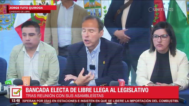 Tras reunión, Tuto y sus legisladores electos plantean programa de salvataje económico y modificación de leyes sectoriales