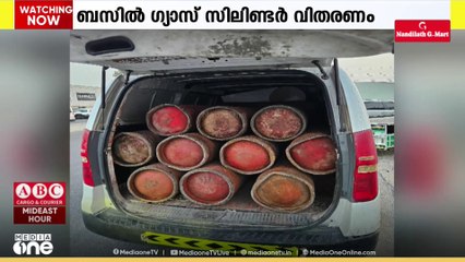 ബസിൽ ഗ്യാസ് സിലിണ്ടർ വിതരണം; ദുബൈ മിനിബസ് പിടിച്ചെടുത്തു