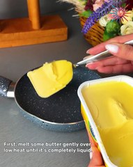 Candle butter goes right in the heart of the loaf! 🕯️🧈