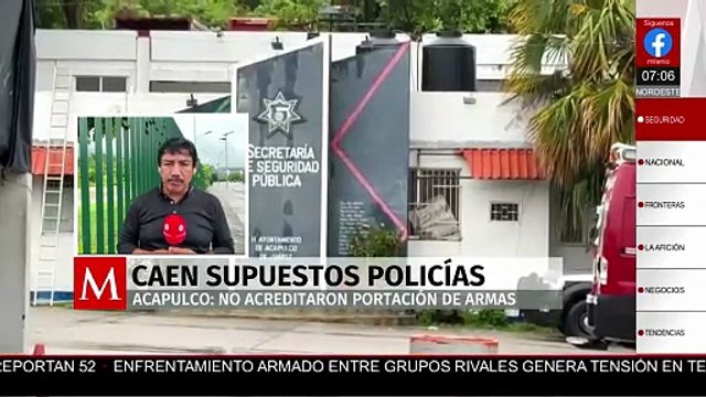 Acapulco: detienen a 4 presuntos elementos de la SSP con armas largas