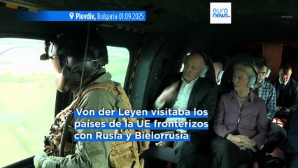 Rusia, acusada de interferir el GPS del avión de Ursula von der Leyen durante su viaje a Bulgaria