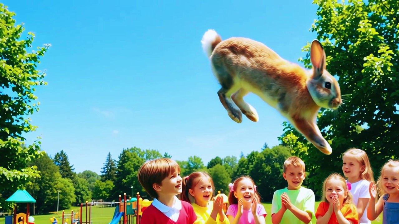 🥕🐰 Canción del Conejito Feliz 🎵✨Música Infantil