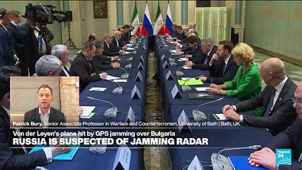 Russia trying to keep below threshold of response, expert says, as EU chief plane GPS jammed