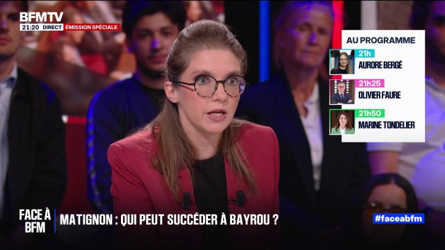 Démission d'Emmanuel Macron: C'est dangereux d'en arriver là , affirme Aurore Bergé, ministre de l'Égalité femmes-hommes