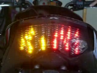 Z 750 K7 K8 feu arrière avec clignotants intégrés