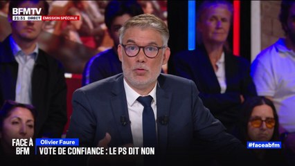 Vote de confiance: "Il faut changer de mode de gouvernance", considère Oliver Faure, Premier secrétaire du PS
