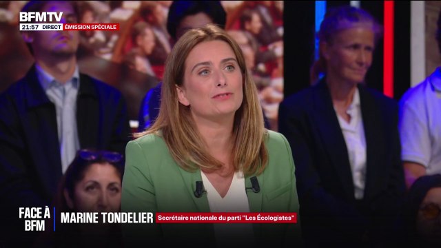 Pour Marine Tondelier (Les Écologistes), François Bayrou est en train de faire une tournée d'adieu aussi longue que celle de Michel Sardou