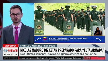 Maduro ameaça EUA com "luta armada" caso país seja invadido
