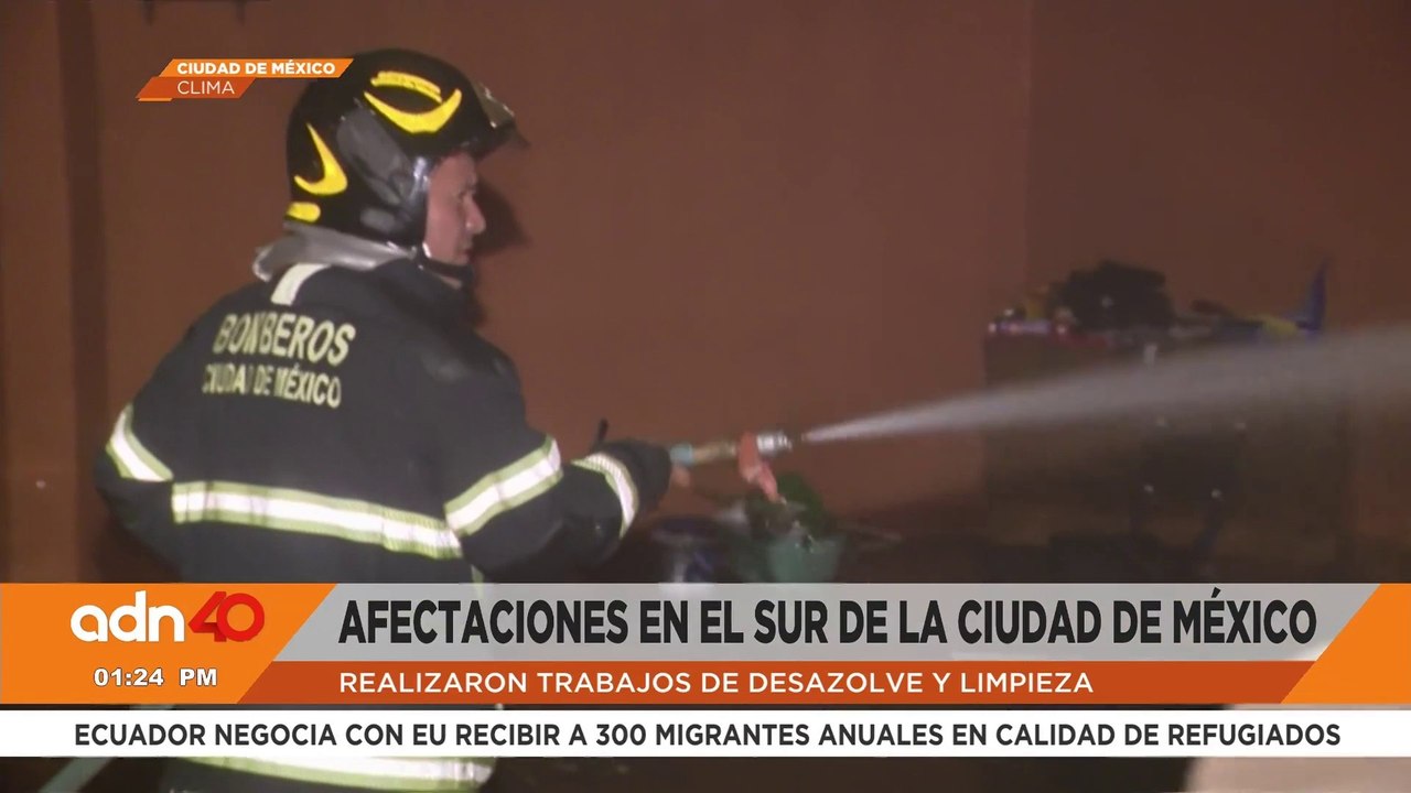 Fuertes lluvias en el sur de CDMX dejan autos arrastrados y casas dañadas