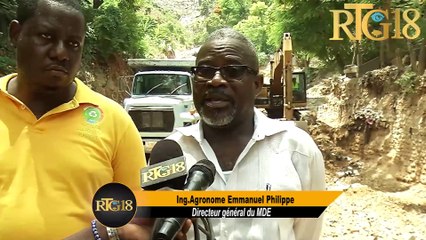 Ministè anviwònman demare yon seri travay netwayaj nan kanal "Cérisier"
