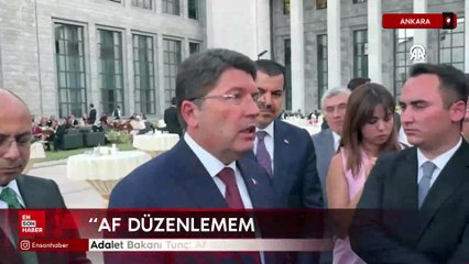 Adalet Bakanı Tunç: Af düzenlememiz yok