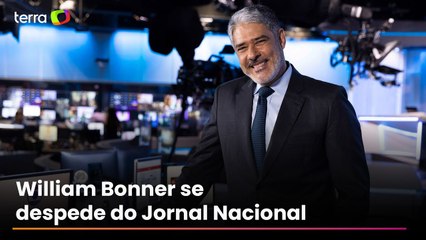 Bonner deixa bancada do Jornal Nacional após 29 anos; veja quem será novo âncora