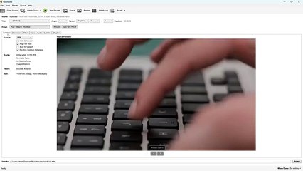 Handbrake - Lesson 9 - Changing Orientation, Automatic Cropping and Flipping Video