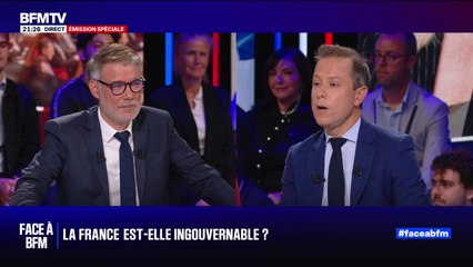 "Face à BFM" : La France est-elle ingouvernable ? Revoir l'émission en intégralité