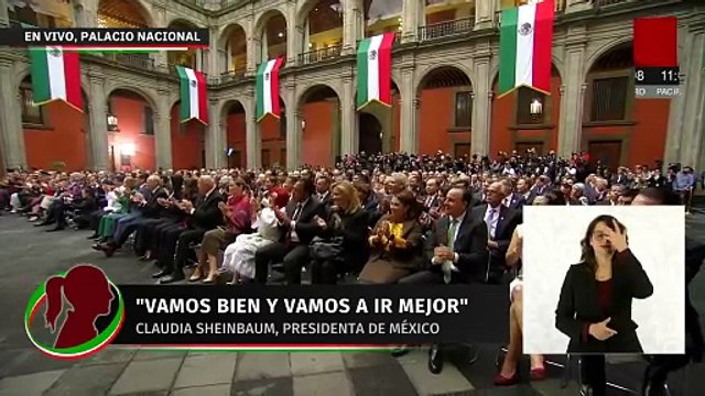 Vamos bien y vamos a ir mejor; Sheinbaum concluye su Primer Informe de Gobierno