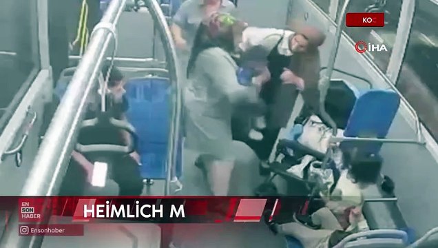 Kocaeli'de nefes alamayan çocuğu otobüs şoförü hayata döndürdü