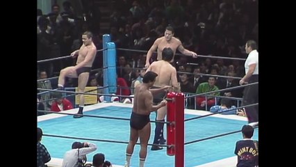 Antonio Inoki & Yoshiaki Fujiwara vs. Akira Maeda & Osamu Kido (12/11/1986)