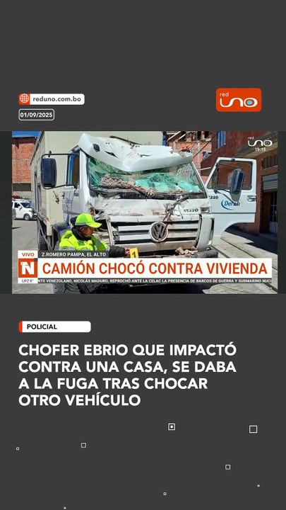 Chofer ebrio huía tras chocar otro auto