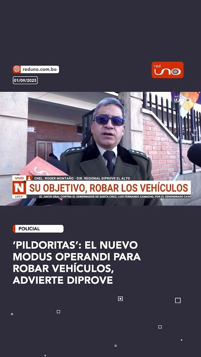 Nuevo modus operandi para robar bienes