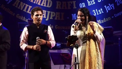 Rim Jhim Ke Geet | Anil Bajpai & Neelima live evergreen song