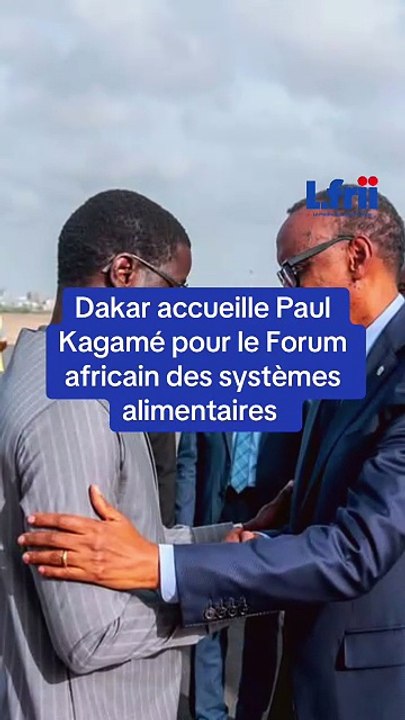 Dakar accueille Paul Kagamé pour le Forum africain des systèmes alimentaires