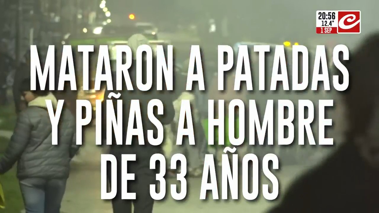 Fiesta, golpes y muerte: mataron a ´patadas y piñas a un hombre de 33 años