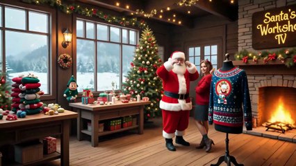 Santa Shares the Top 5 Xmas Ugly Sweaters This Year