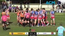 Tom Demeio is sent off in Young's preliminary final loss