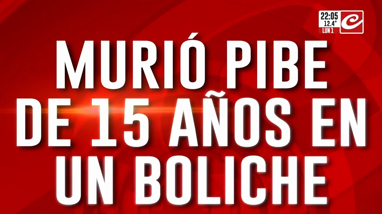 Murió un  pibe de 15 años en un boliche, la familia atraco a un supuesto agresor y ahora la autopcia dice que lel causar fue una ulcera