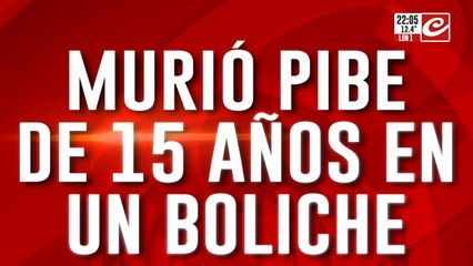 Murió un  pibe de 15 años en un boliche, la familia atraco a un supuesto agresor y ahora la autopcia dice que lel causar fue una ulcera