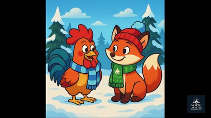 El Gallo y la Zorra en Invierno | Cuentos de Hadas de North Dakota