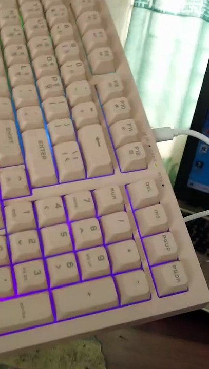 PC POWER Silent-98 Sunset Wired Silent LED Gaming Keyboard-ASMR 03