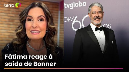 Fátima Bernardes manda recado após William Bonner anunciar saída do Jornal Nacional